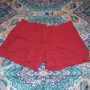 Coral orange Calvin Klein shorts